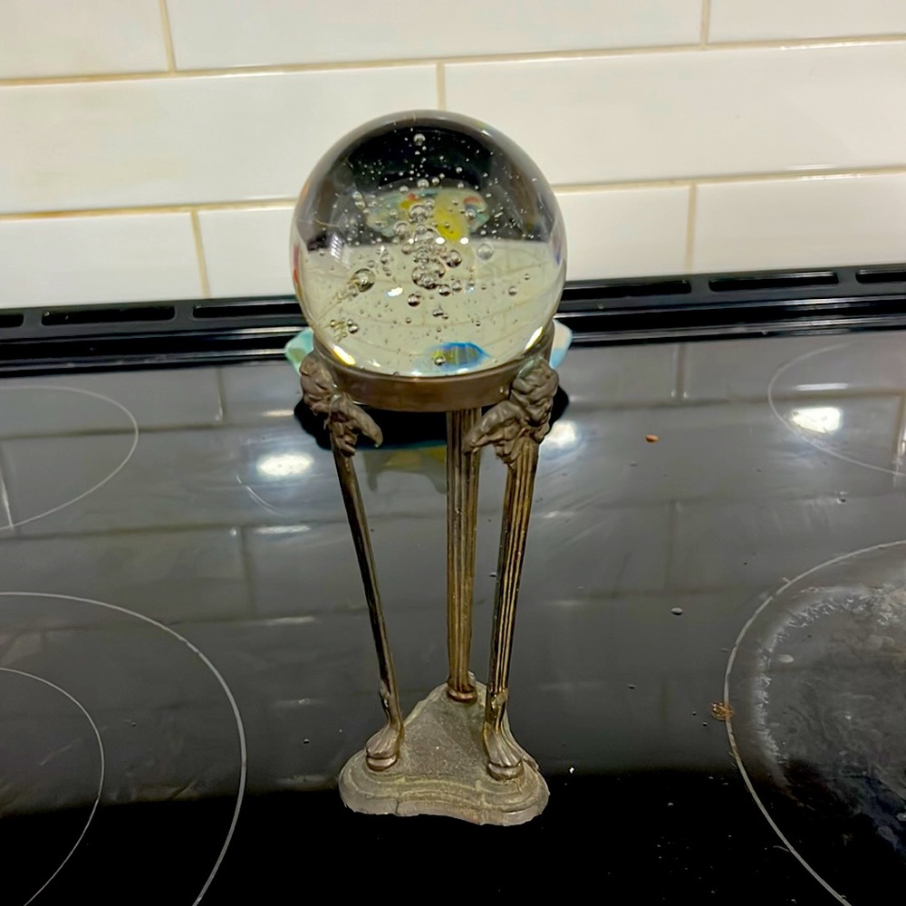Globe on stand